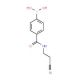 4-(2-Cyanoethylaminocarbonyl)phenylboronic acid (CAS 850568-16-0) - chemical structure image