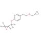 [[4-[2-(Cyclopropylmethoxy)ethyl]phenoxy]methyl]oxirane-d5 (CAS 63659-17-6 (unlabeled)) - chemical structure image