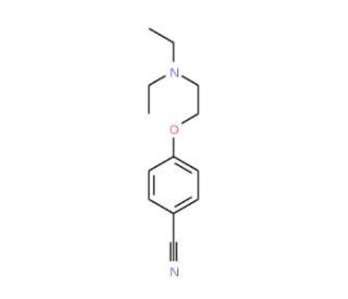 4-[2-(diethylamino)ethoxy]benzonitrile (CAS 49773-11-7) - chemical structure image