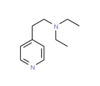 4-(2-Diethylaminoethyl)pyridine - chemical structure image