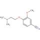4-[2-(dimethylamino)ethoxy]-3-methoxybenzonitrile - chemical structure image