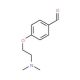 4-(2-Dimethylamino-ethoxy)-benzaldehyde (CAS 15182-92-0) - chemical structure image
