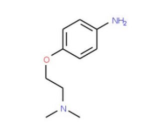 4-[2-(dimethylamino)ethoxy]aniline (CAS 62345-76-0) - chemical structure image