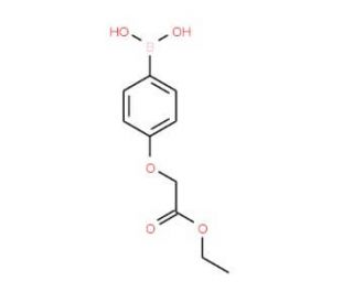 4-(2-Ethoxy-2-oxoethoxy)benzeneboronic acid (CAS 282116-97-6) - chemical structure image