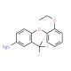 4-(2-Ethoxyphenoxy)-3-(trifluoromethyl)aniline - chemical structure image