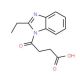 4-(2-Ethyl-benzoimidazol-1-yl)-4-oxo-butyric acid (CAS 402944-83-6) - chemical structure image