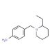 4-(2-Ethyl-piperidin-1-ylmethyl)-phenylamine - chemical structure image