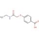 4-[2-(ethylamino)-2-oxoethoxy]benzoic acid - chemical structure image