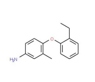 4-(2-Ethylphenoxy)-3-methylaniline - chemical structure image