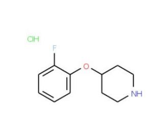 4-(2-Fluoro-phenoxy)-piperidine hydrochloride - chemical structure image