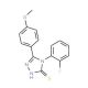 4-(2-Fluoro-phenyl)-5-(4-methoxy-phenyl)-4H-[1,2,4]triazole-3-thiol - chemical structure image