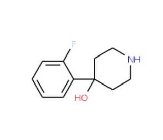4-(2-Fluoro-phenyl)-piperidin-4-ol (CAS 871113-19-8) - chemical structure image