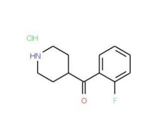 4-(2-Fluorobenzoyl)piperidine HCl (CAS 64671-29-0) - chemical structure image