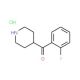 4-(2-Fluorobenzoyl)piperidine HCl (CAS 64671-29-0) - chemical structure image