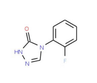 4-(2-Fluorophenyl)-1H-1,2,4-triazol-5(4H)-one (CAS 1065074-15-8) - chemical structure image