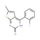 4-(2-Fluorophenyl)-6-methylthieno[2,3-d]pyrimidin-2(1H)-one (CAS 50263-91-7) - chemical structure image