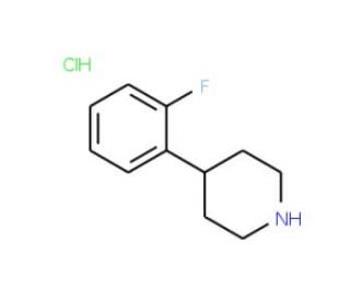 4-(2-Fluorophenyl)piperidine hydrochloride - chemical structure image