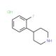 4-(2-Fluorophenyl)piperidine hydrochloride - chemical structure image