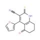 4-(2-furyl)-2-mercapto-5-oxo-5,6,7,8-tetrahydroquinoline-3-carbonitrile - chemical structure image