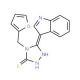 4-(2-furylmethyl)-5-(1H-indol-3-yl)-4H-1,2,4-triazole-3-thiol - chemical structure image