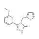 4-(2-furylmethyl)-5-(3-methoxyphenyl)-4H-1,2,4-triazole-3-thiol - chemical structure image