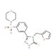 4-(2-furylmethyl)-5-[3-(morpholin-4-ylsulfonyl)phenyl]-4H-1,2,4-triazole-3-thiol - chemical structure image