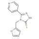 4-(2-furylmethyl)-5-pyridin-4-yl-4H-1,2,4-triazole-3-thiol - chemical structure image