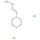 4-(2-hydrazinoethyl)morpholine dihydrochloride (CAS 874-82-8) - chemical structure image