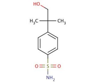 4-(2-Hydroxy-1,1-dimethylethyl)benzenesulfonamide (CAS 374067-96-6) - chemical structure image
