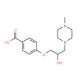 4-[2-Hydroxy-3-(4-methyl-piperazin-1-yl)-propoxy]-benzoic acid - chemical structure image