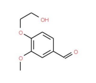 4-(2-Hydroxy-ethoxy)-3-methoxy-benzaldehyde - chemical structure image