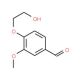 4-(2-Hydroxy-ethoxy)-3-methoxy-benzaldehyde - chemical structure image