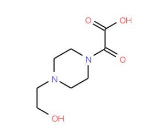 [4-(2-Hydroxy-ethyl)-piperazin-1-yl]-oxo-acetic acid - chemical structure image