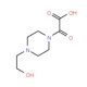 [4-(2-Hydroxy-ethyl)-piperazin-1-yl]-oxo-acetic acid - chemical structure image