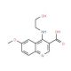 4-(2-Hydroxy-ethylamino)-6-methoxy-quinoline-3-carboxylic acid - chemical structure image