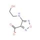 4-(2-Hydroxy-ethylamino)-furazan-3-carboxylic acid (CAS 147194-40-9) - chemical structure image
