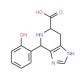 4-(2-Hydroxy-phenyl)-4,5,6,7-tetrahydro-1H-imidazo[4,5-c]pyridine-6-carboxylic acid (CAS 79638-54-3) - chemical structure ima