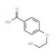 4-(2-Hydroxyethoxy)benzenecarboxylic acid (CAS 1711-24-6) - chemical structure image