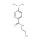 4-(2-Hydroxyethylcarbamoyl)benzeneboronic acid (CAS 850593-04-3) - chemical structure image