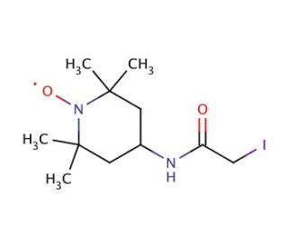4-(2-Iodoacetamido)-TEMPO (CAS 25713-24-0) - chemical structure image