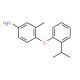 4-(2-Isopropylphenoxy)-3-methylaniline - chemical structure image