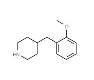4-(2-Methoxy-benzyl)-piperidine (CAS 37581-33-2) - chemical structure image
