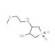 4-(2-Methoxy-ethylamino)-1,1-dioxo-tetrahydro-1lambda*6*-thiophen-3-ol (CAS 025413) - chemical structure image