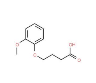 4-(2-Methoxy-phenoxy)-butyric acid - chemical structure image