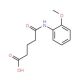 4-(2-Methoxy-phenylcarbamoyl)-butyric acid (CAS 401629-34-3) - chemical structure image