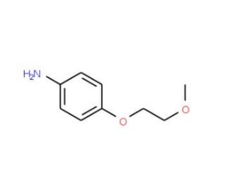 4-(2-methoxyethoxy)aniline (CAS 33311-29-4) - chemical structure image