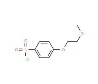 4-(2-methoxyethoxy)benzenesulfonyl chloride - chemical structure image