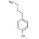 4-(2-Methoxyethyl)phenol (CAS 56718-71-9) - chemical structure image