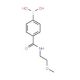 4-(2-Methoxyethylaminocarbonyl)benzeneboronic acid (CAS 850589-34-3) - chemical structure image