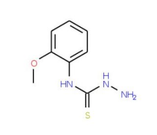 4-(2-Methoxyphenyl)-3-thiosemicarbazide (CAS 40207-02-1) - chemical structure image